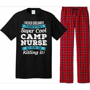 Funny Camp Nurse Funny Gift Pajama Set