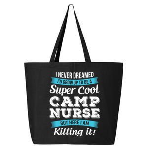 Funny Camp Nurse Funny Gift 25L Jumbo Tote