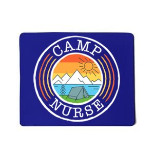 Funny Camp Nurses Meaningful Gift For Summer Camp Nurse Nursing Gift Mousepad