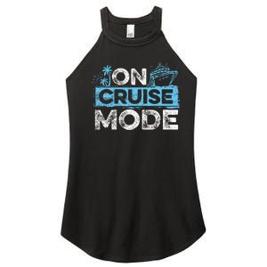 Family Cruising On Cruise Mode Cruise Vacation Women's Perfect Tri Rocker Tank