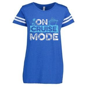 Family Cruising On Cruise Mode Cruise Vacation Enza Ladies Jersey Football T-Shirt