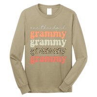 Funny Cute One Thankful Grammy Autumn Tree Fall Leaves Thanksgiving Long Sleeve Shirt