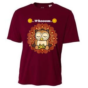 Funny Cute Owl Whom Design Cooling Performance Crew T-Shirt