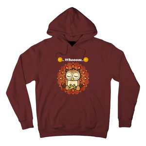 Funny Cute Owl Whom Design Hoodie