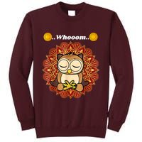 Funny Cute Owl Whom Design Tall Sweatshirt