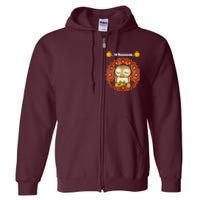 Funny Cute Owl Whom Design Full Zip Hoodie