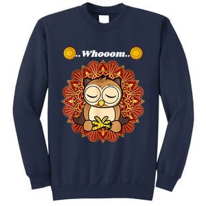 Funny Cute Owl Whom Design Sweatshirt