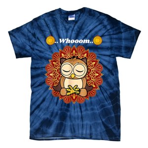 Funny Cute Owl Whom Design Tie-Dye T-Shirt