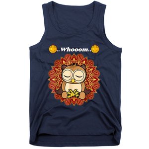 Funny Cute Owl Whom Design Tank Top