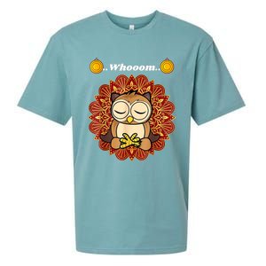 Funny Cute Owl Whom Design Sueded Cloud Jersey T-Shirt