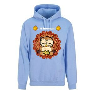 Funny Cute Owl Whom Design Unisex Surf Hoodie