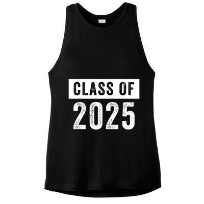 Funny Class Of 2025 Graduation 2025 Senior Senior Class Funny 2025 Graduation Ladies PosiCharge Tri-Blend Wicking Tank