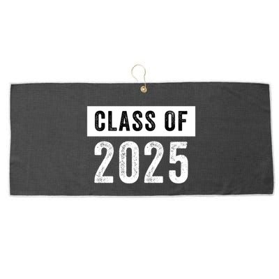 Funny Class Of 2025 Graduation 2025 Senior Senior Class Funny 2025 Graduation Large Microfiber Waffle Golf Towel