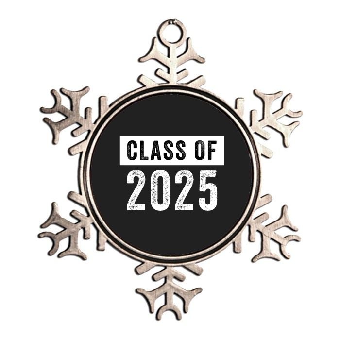 Funny Class Of 2025 Graduation 2025 Senior Senior Class Funny 2025 Graduation Metallic Star Ornament