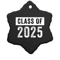 Funny Class Of 2025 Graduation 2025 Senior Senior Class Funny 2025 Graduation Ceramic Star Ornament