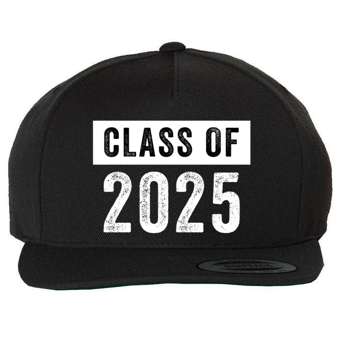 Funny Class Of 2025 Graduation 2025 Senior Senior Class Funny 2025 Graduation Wool Snapback Cap