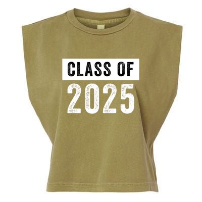 Funny Class Of 2025 Graduation 2025 Senior Senior Class Funny 2025 Graduation Garment-Dyed Women's Muscle Tee