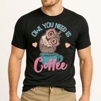 Funny Cute Owl You Need Is Coffee Cooling Performance Crew T-Shirt