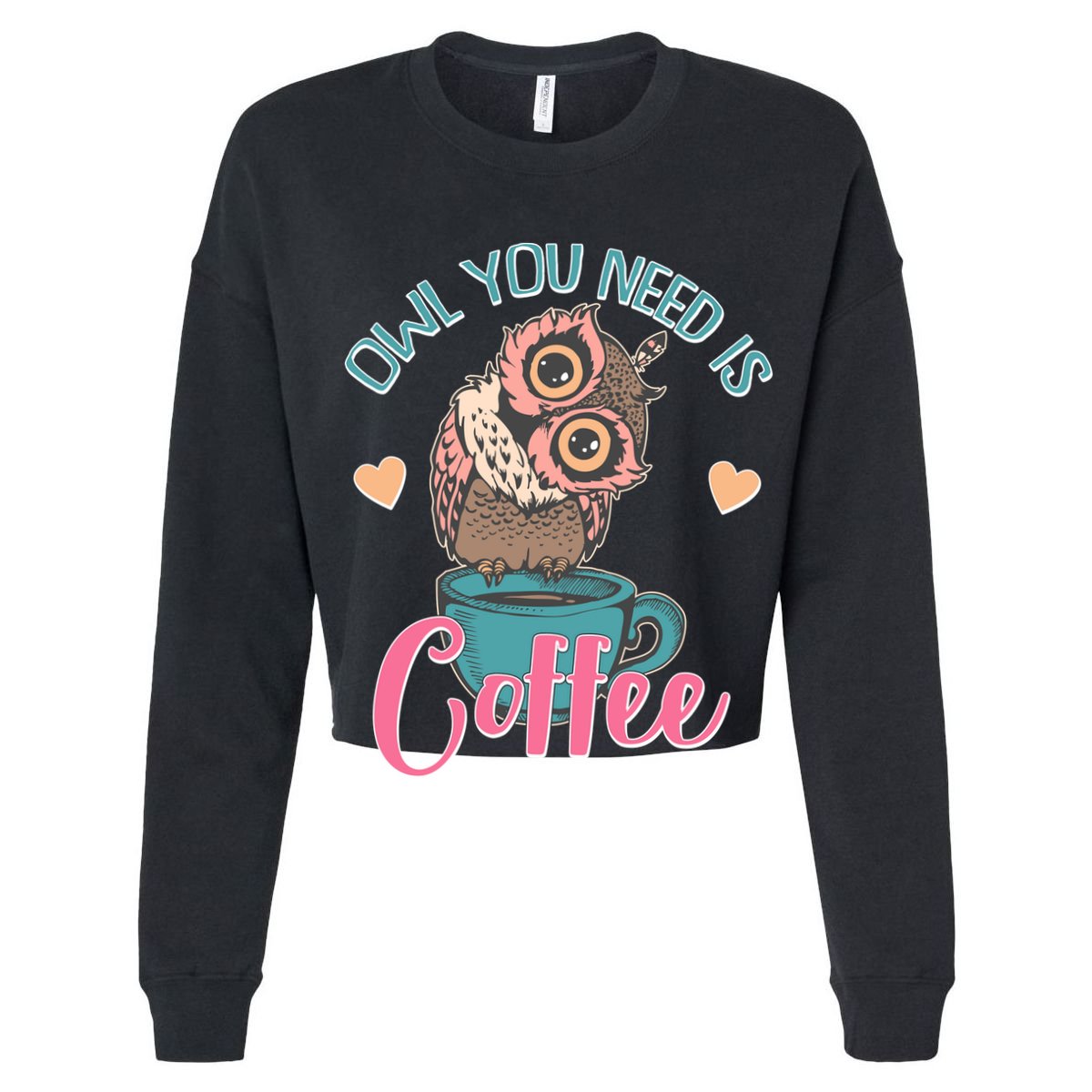 Funny Cute Owl You Need Is Coffee Cooling Performance Crew T-Shirt