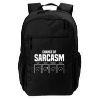 Funny Chance Of Sarcasm Weather Forecast Sarcastic Humor  Backpack