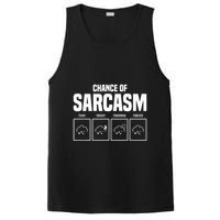 Funny Chance Of Sarcasm Weather Forecast Sarcastic Humor  PosiCharge Competitor Tank