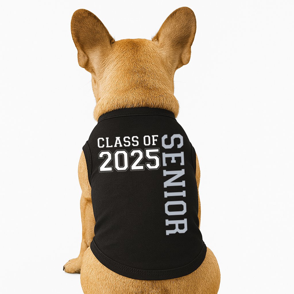 Funny Class Of 2025 Seniors 2025 Graduate College Graduation  Doggie Tank