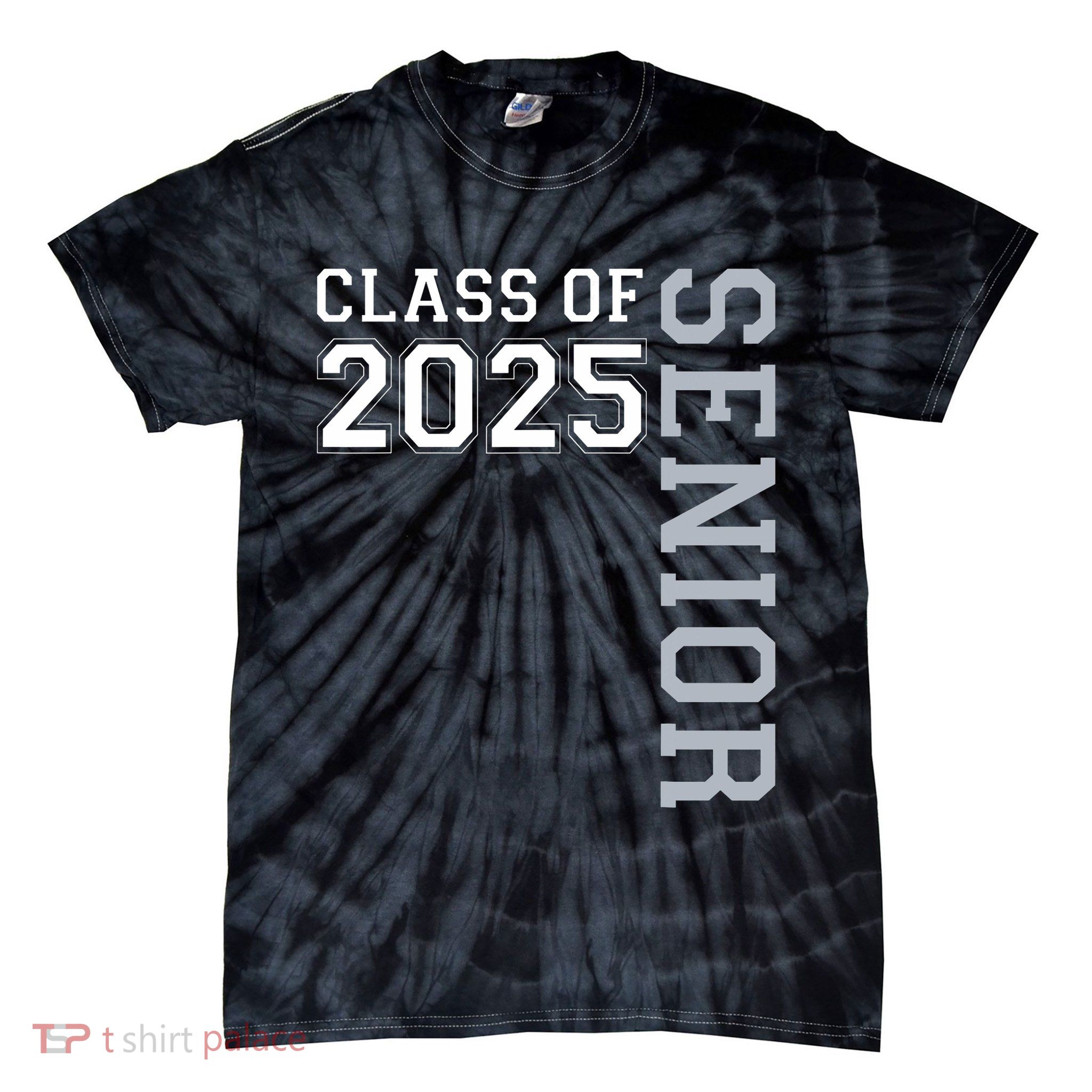 Funny Class Of 2025 Seniors 2025 Graduate College Graduation  Tie-Dye T-Shirt