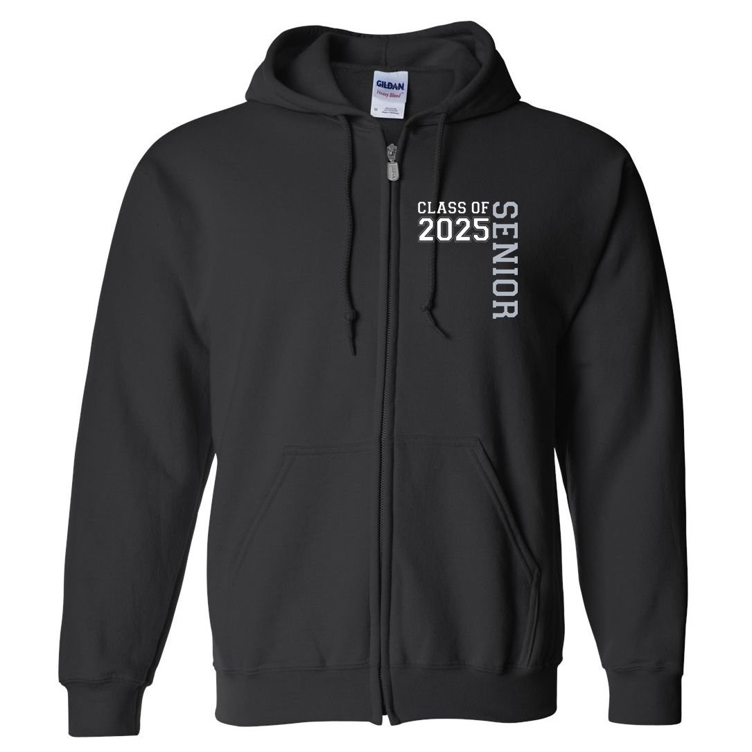 Funny Class Of 2025 Seniors 2025 Graduate College Graduation  Full Zip Hoodie
