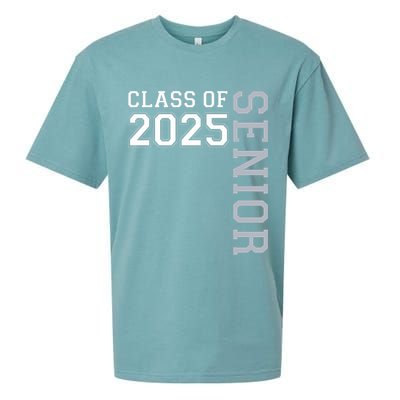 Funny Class Of 2025 Seniors 2025 Graduate College Graduation  Sueded Cloud Jersey T-Shirt