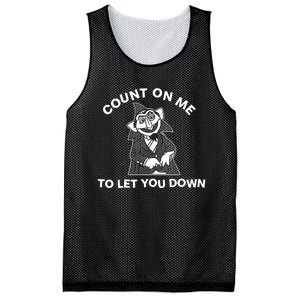 Fakehandshake Count On Me To Let You Down Mesh Reversible Basketball Jersey Tank