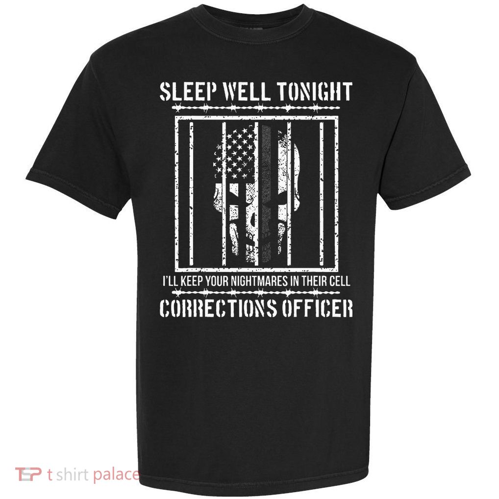 Funny Corrections Officer Proud Correctional Officer Garment-Dyed Heavyweight T-Shirt