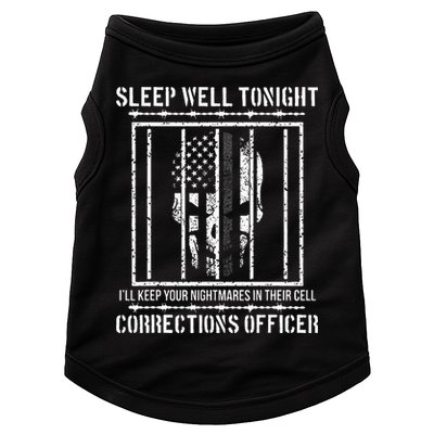 Funny Corrections Officer Proud Correctional Officer Doggie Tank