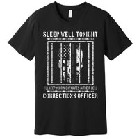 Funny Corrections Officer Proud Correctional Officer Premium T-Shirt