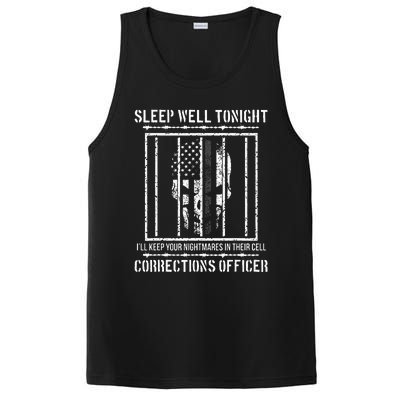 Funny Corrections Officer Proud Correctional Officer PosiCharge Competitor Tank