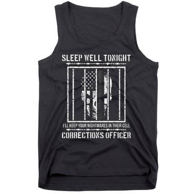 Funny Corrections Officer Proud Correctional Officer Tank Top