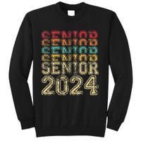 Funny Class Of 2024 Graduate Vintage Senior 24 Party Him Her Tall Sweatshirt