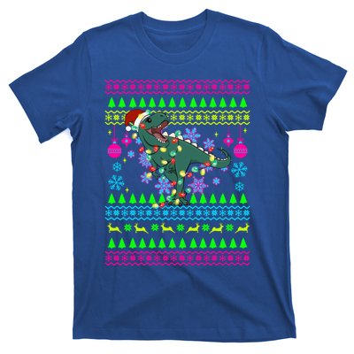 Funny Christmas Outfit Ugly Christmas Trex Great Gift T-Shirt