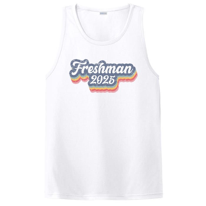 Freshman Class Of 2025 Retro Vintage 1st Day Of High School PosiCharge Competitor Tank