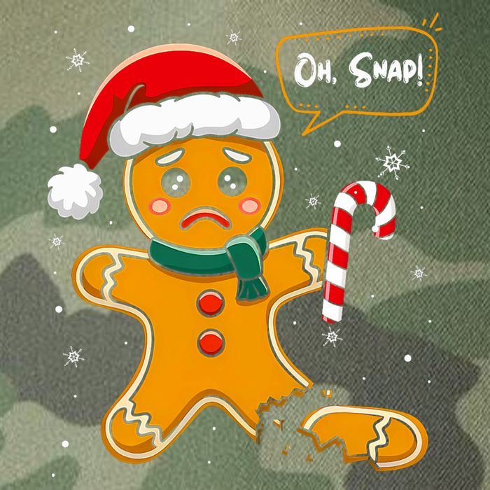 Funny Christmas Oh Snap Gingerbread Man Cookie X Mas Pjs Legacy Tie Dye Trucker Hat