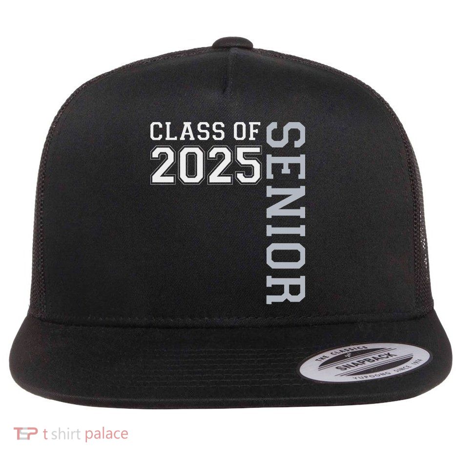 Funny Class Of 2025 Seniors 2025 Graduate College Graduation Flatbill Hat