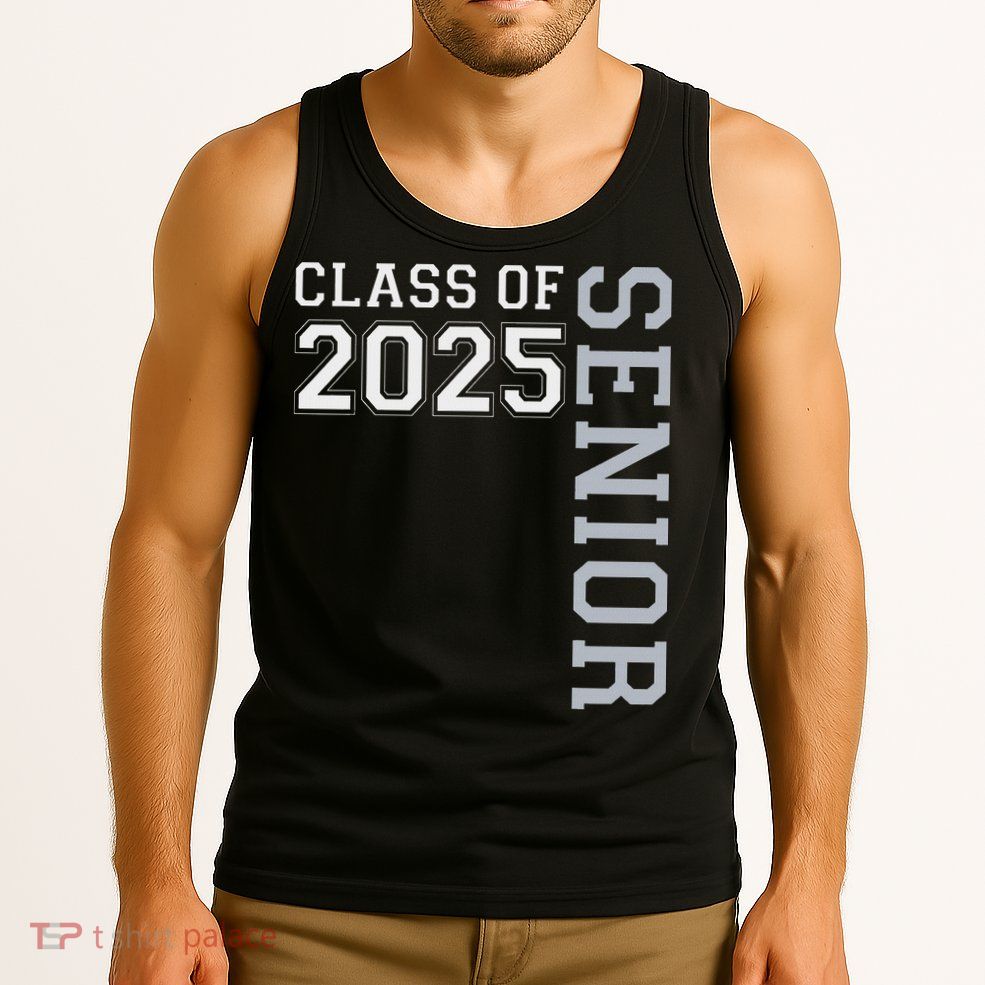 Funny Class Of 2025 Seniors 2025 Graduate College Graduation Tank Top