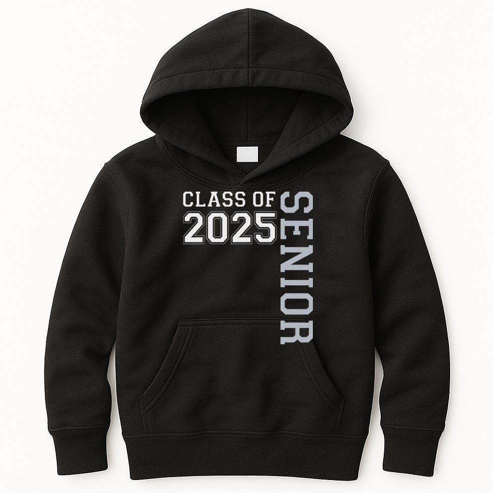 Funny Class Of 2025 Seniors 2025 Graduate College Graduation Kids Hoodie