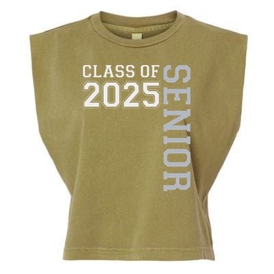 Funny Class Of 2025 Seniors 2025 Graduate College Graduation Garment-Dyed Women's Muscle Tee