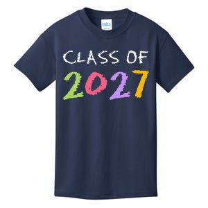 Funny Class Of 2027 First Day Of School Funny Grow With Me Gift Kids T-Shirt