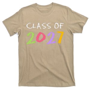 Funny Class Of 2027 First Day Of School Funny Grow With Me Gift T-Shirt