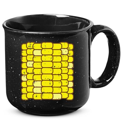 Funny Corn On The Cob Costume Farmer 15oz Campfire Ceramic Mug