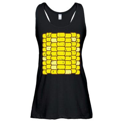 Funny Corn On The Cob Costume Farmer Ladies Essential Flowy Tank