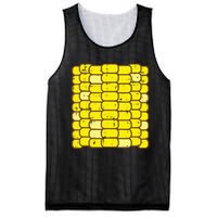 Funny Corn On The Cob Costume Farmer Mesh Reversible Basketball Jersey Tank