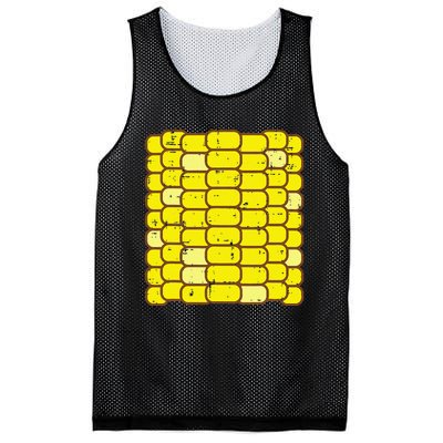 Funny Corn On The Cob Costume Farmer Mesh Reversible Basketball Jersey Tank