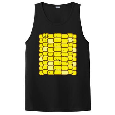 Funny Corn On The Cob Costume Farmer PosiCharge Competitor Tank